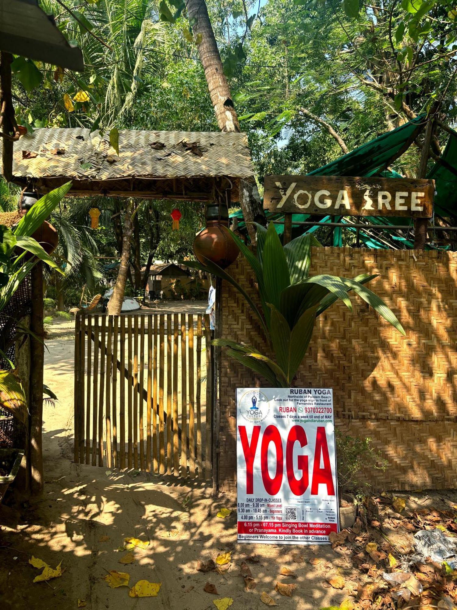 Ruban Yoga Otel Palolem Dış mekan fotoğraf